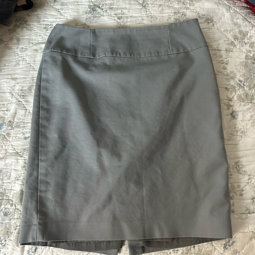Banana Republic Gray Pencil Skirt
